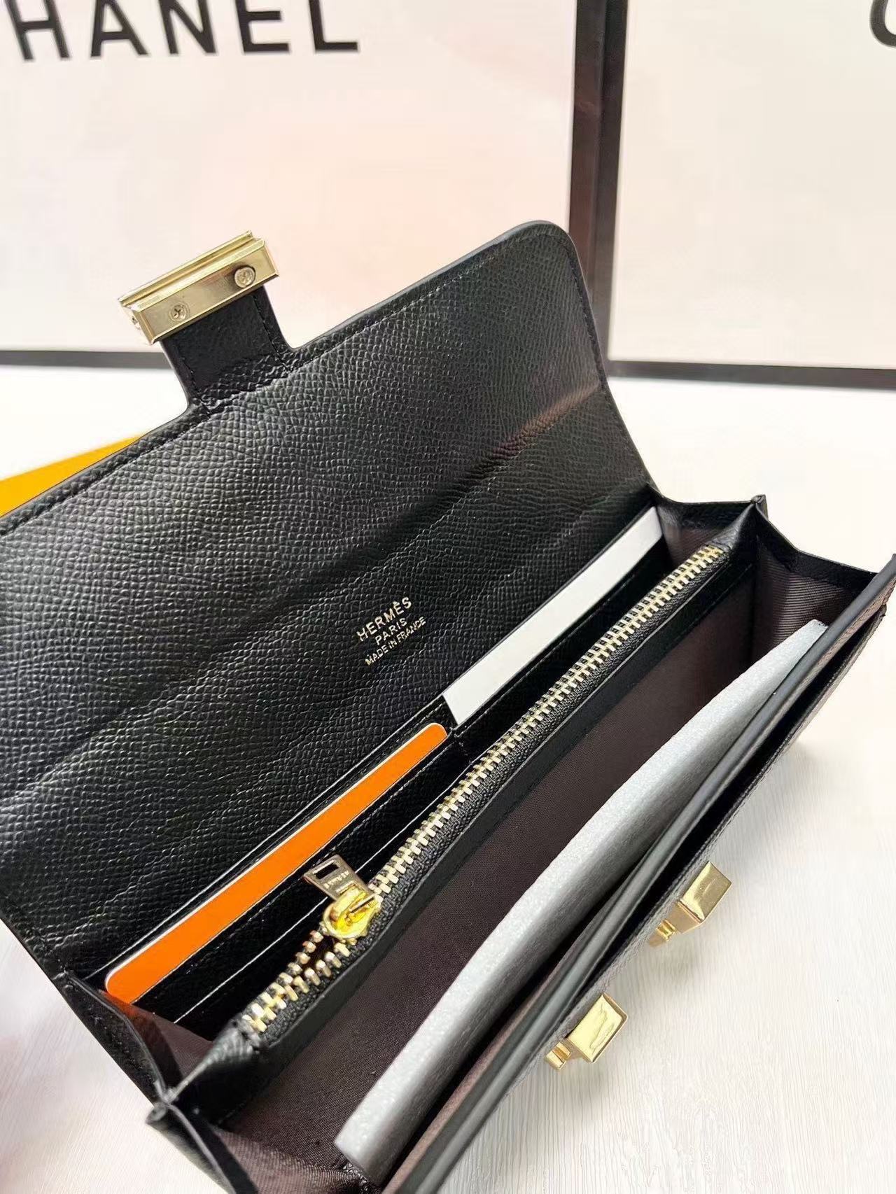 HERME5 レザーロングウォレット【50％割引+送料無料】