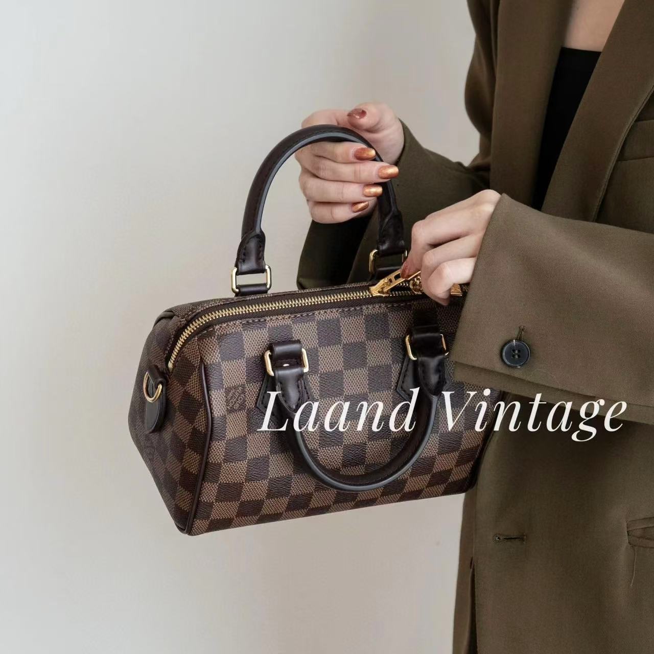 LVチェックハンドバッグ【50％割引+送料無料】