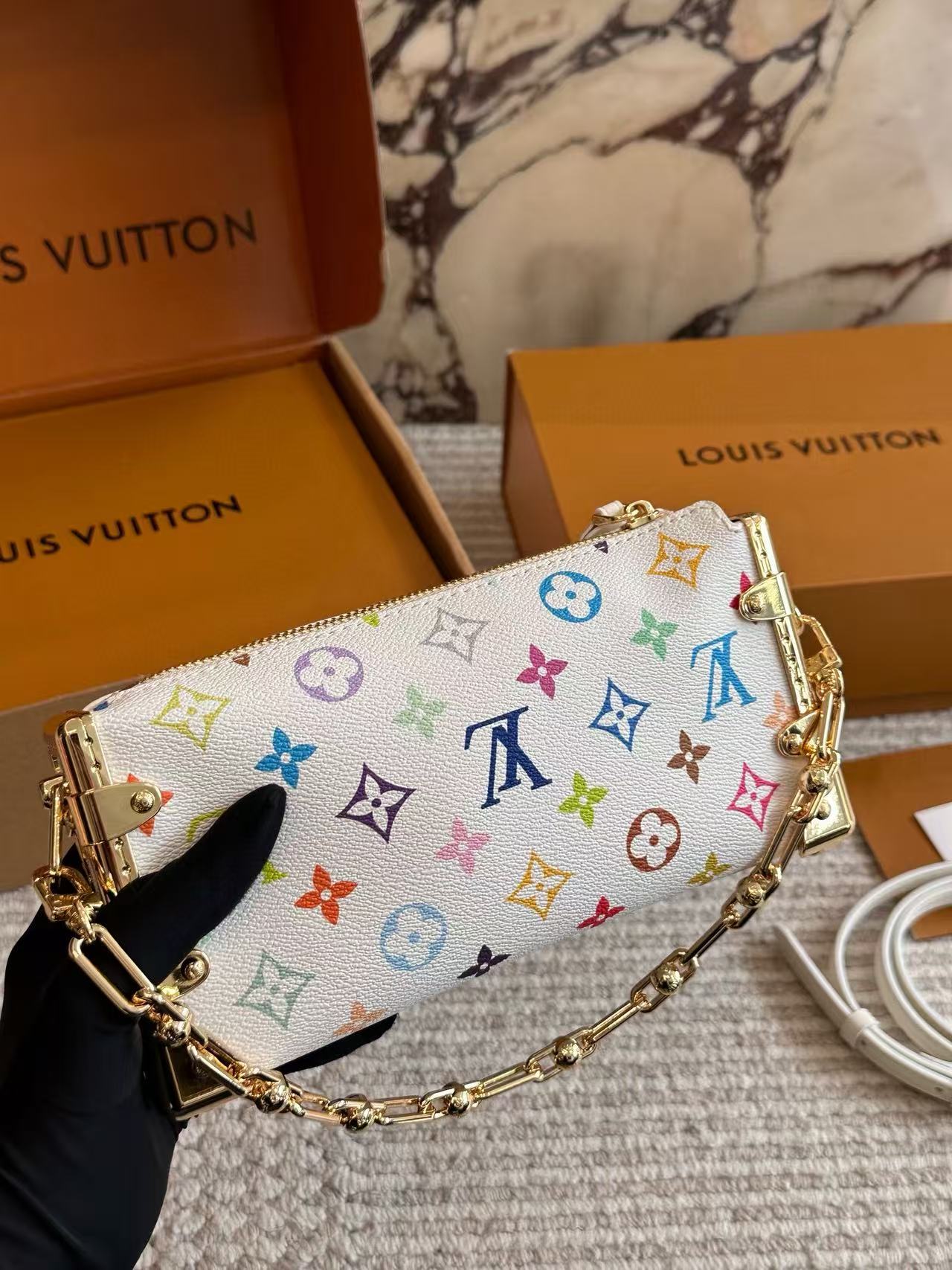 LV Side trunkチェーンバッグ【50％割引+送料無料】
