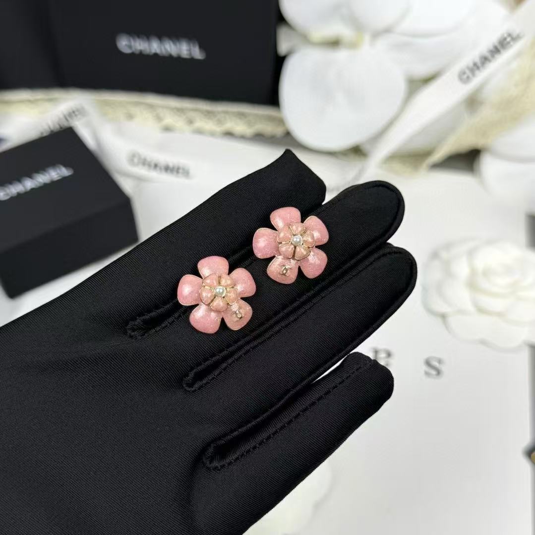 CHANE1 フラワーパールスタッドピアス【50％割引+送料無料】