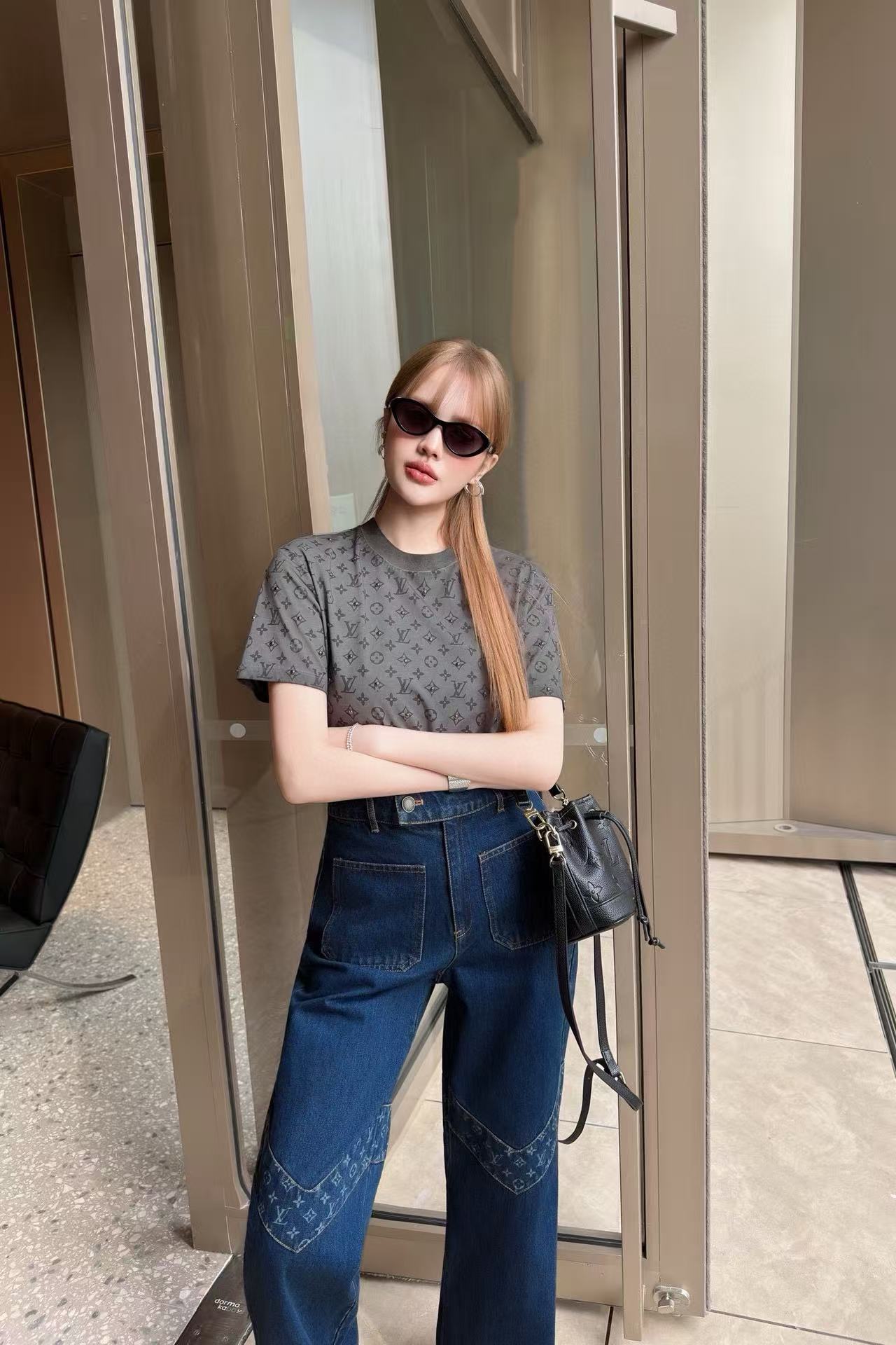 LVプリントTシャツ【50％割引+送料無料】