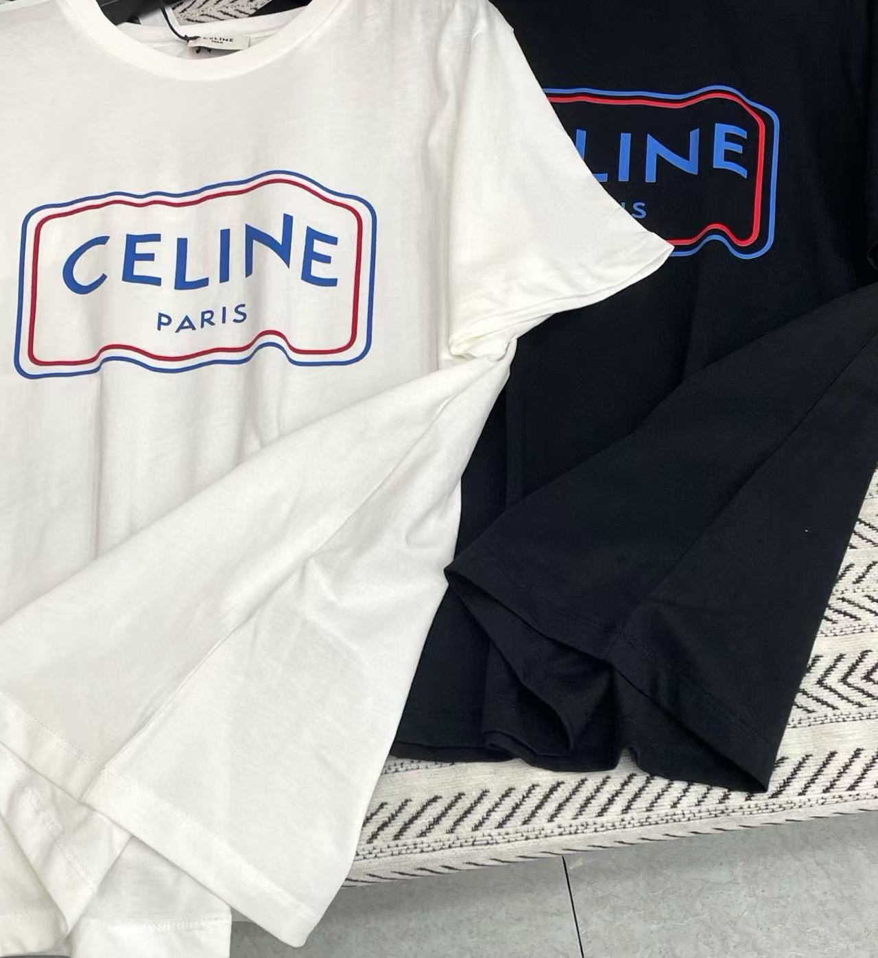 CEL1NE レタープリントTシャツ【50％割引+送料無料】