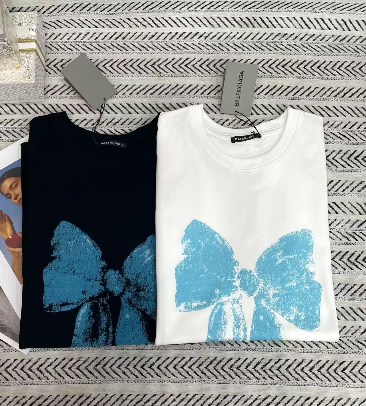 DIOR ビッグバタフライ Tシャツ【50%割引+送料無料】