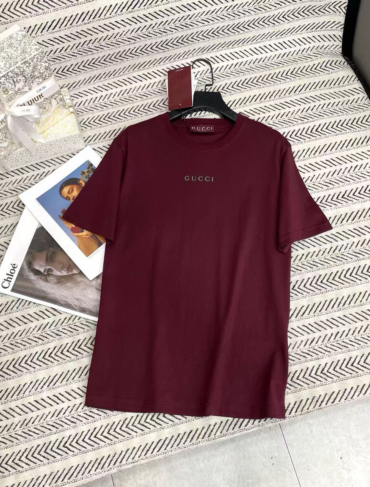 GUCC1 シンプルレターTシャツ【50％割引+送料無料】
