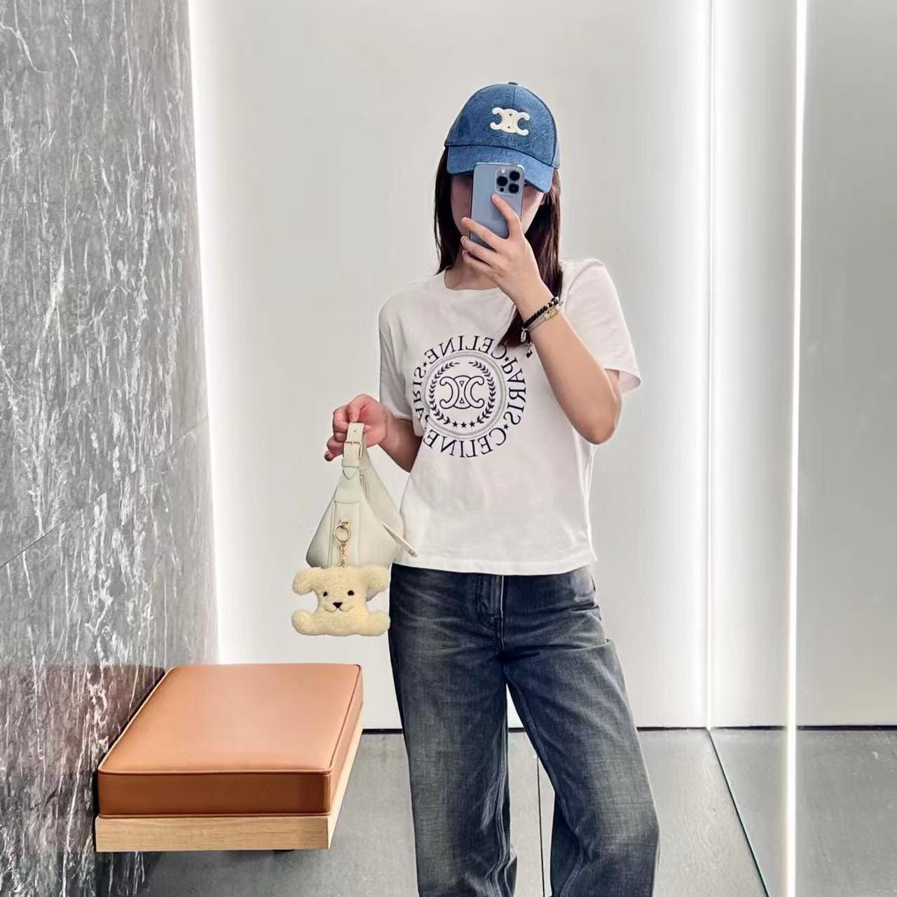 CEL1NE 凱旋門レターTシャツ【50％割引+送料無料】