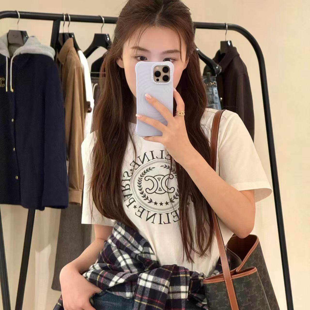 CEL1NE 凱旋門レターTシャツ【50％割引+送料無料】