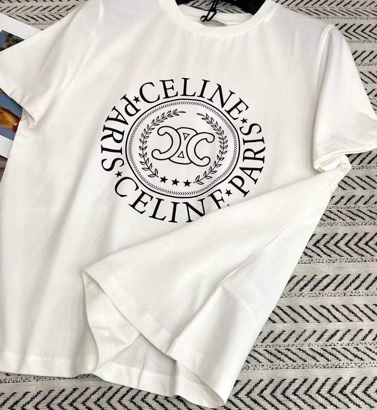 CEL1NE 凱旋門レターTシャツ【50％割引+送料無料】