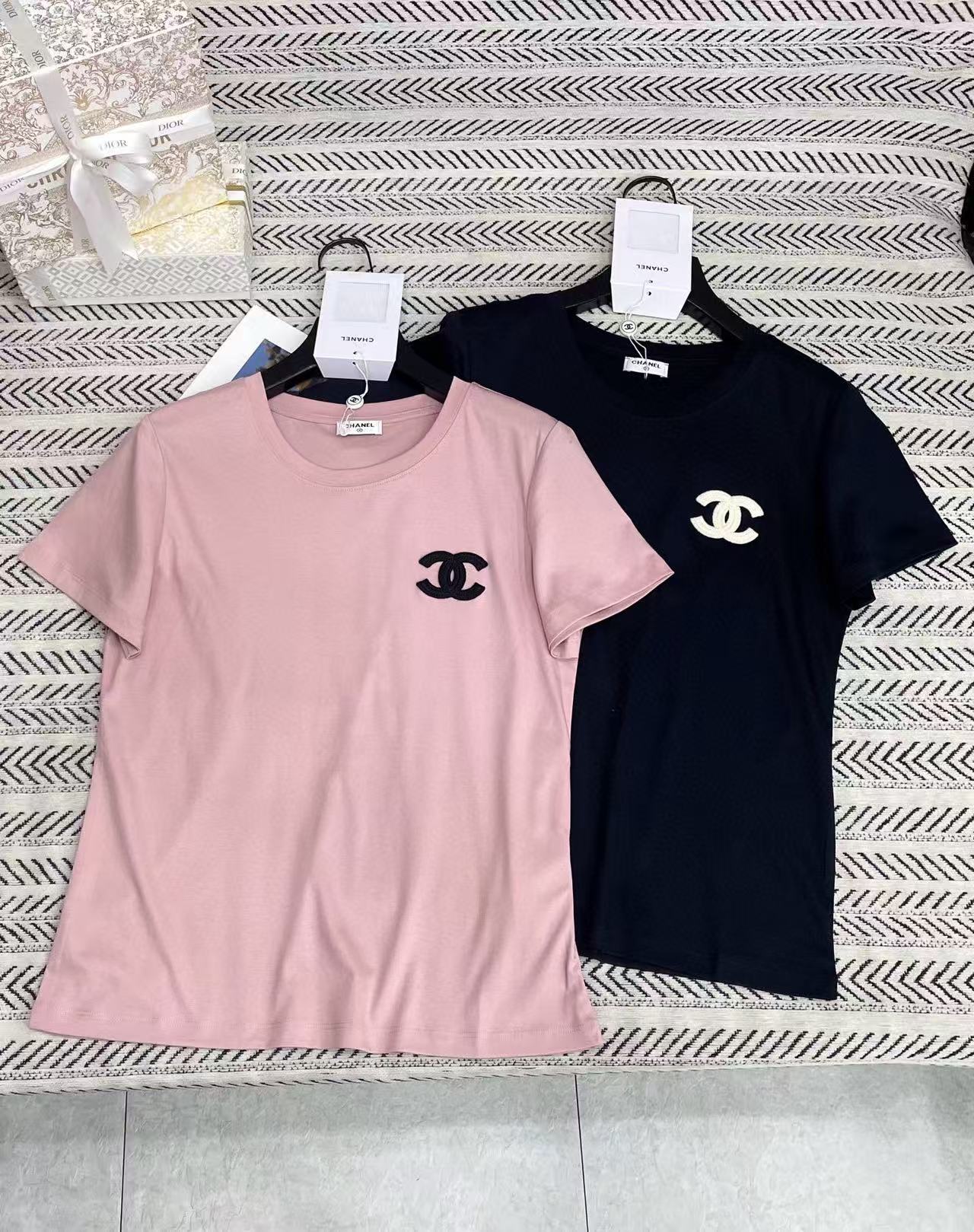 CHANE1 シンプルダブルC Tシャツ【50％割引+送料無料】