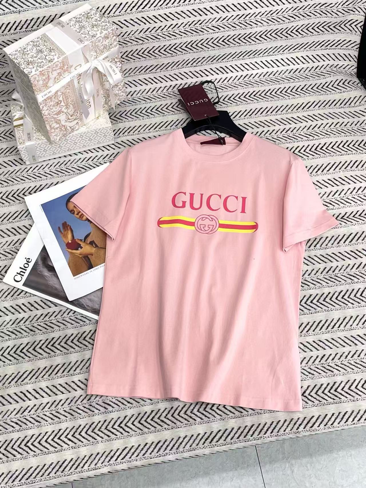 GUCC1 プリントレターTシャツ【50%割引+送料無料】