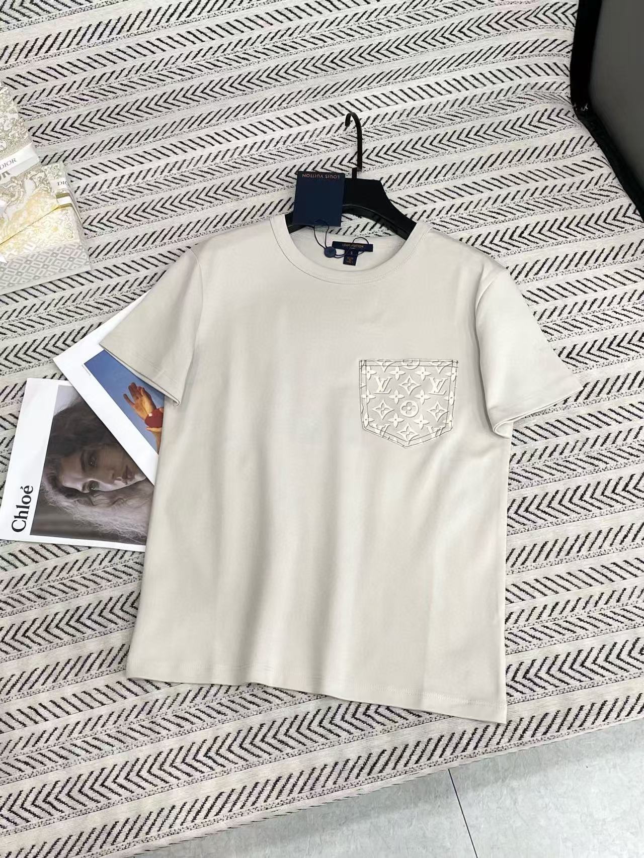 LVポケットプリントTシャツ【50％割引+送料無料】
