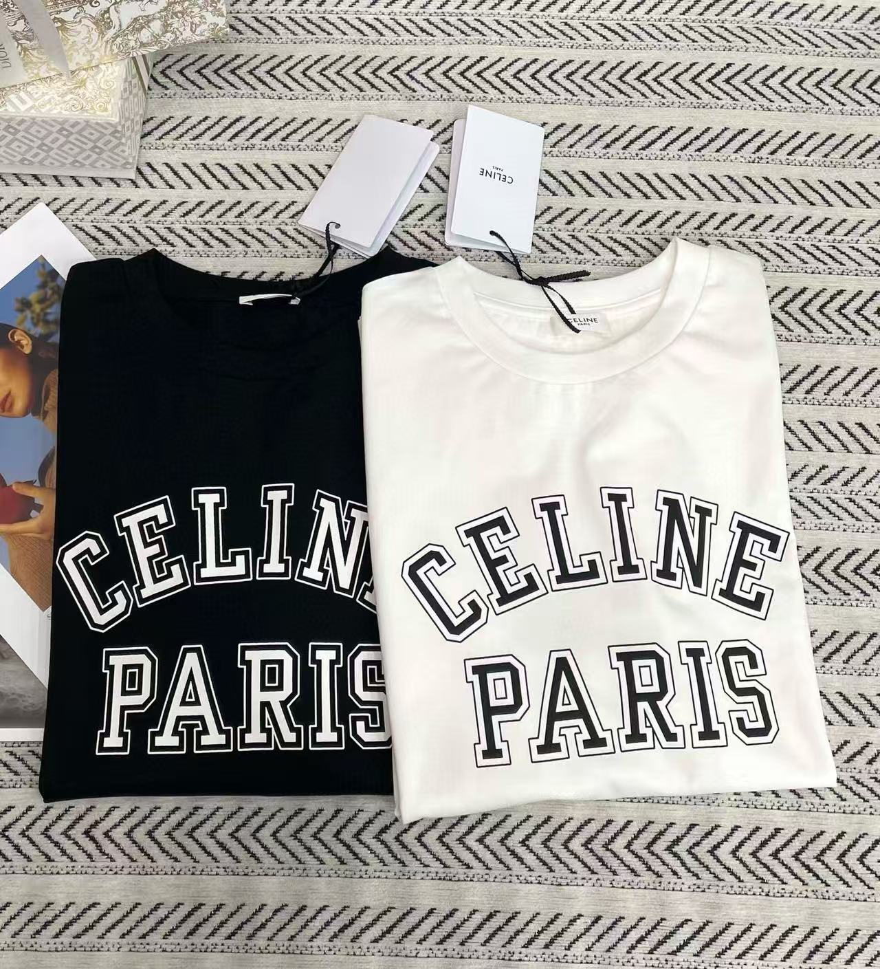 CEL1NE レターTシャツ【50％割引+送料無料】
