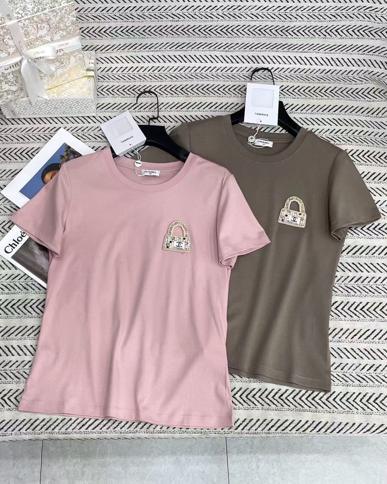 CHANE1 3DビーズダブルC Tシャツ【50％割引+送料無料】