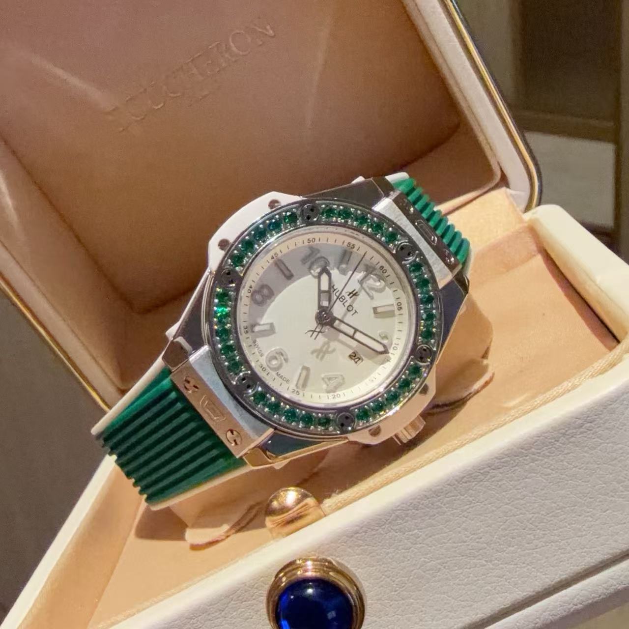 HUBL0T ダイヤモンドセット レディースウォッチ【50%割引+送料無料】