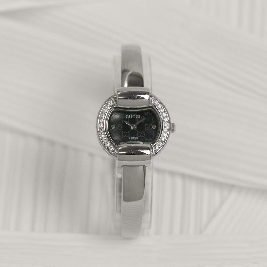 GUCC1 ジャカードブレスレット レディースウォッチ【50％割引+送料無料】