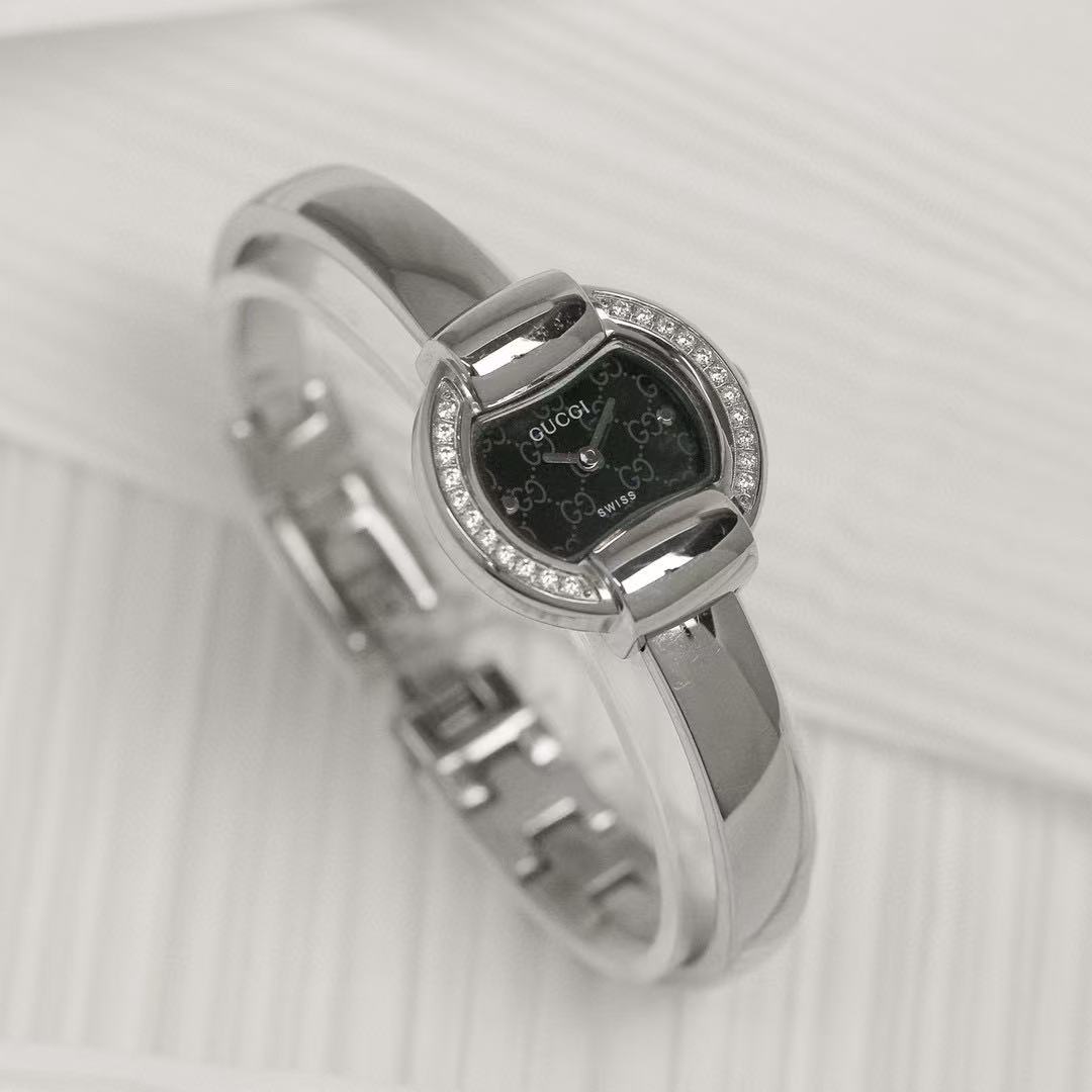 GUCC1 ジャカードブレスレット レディースウォッチ【50％割引+送料無料】