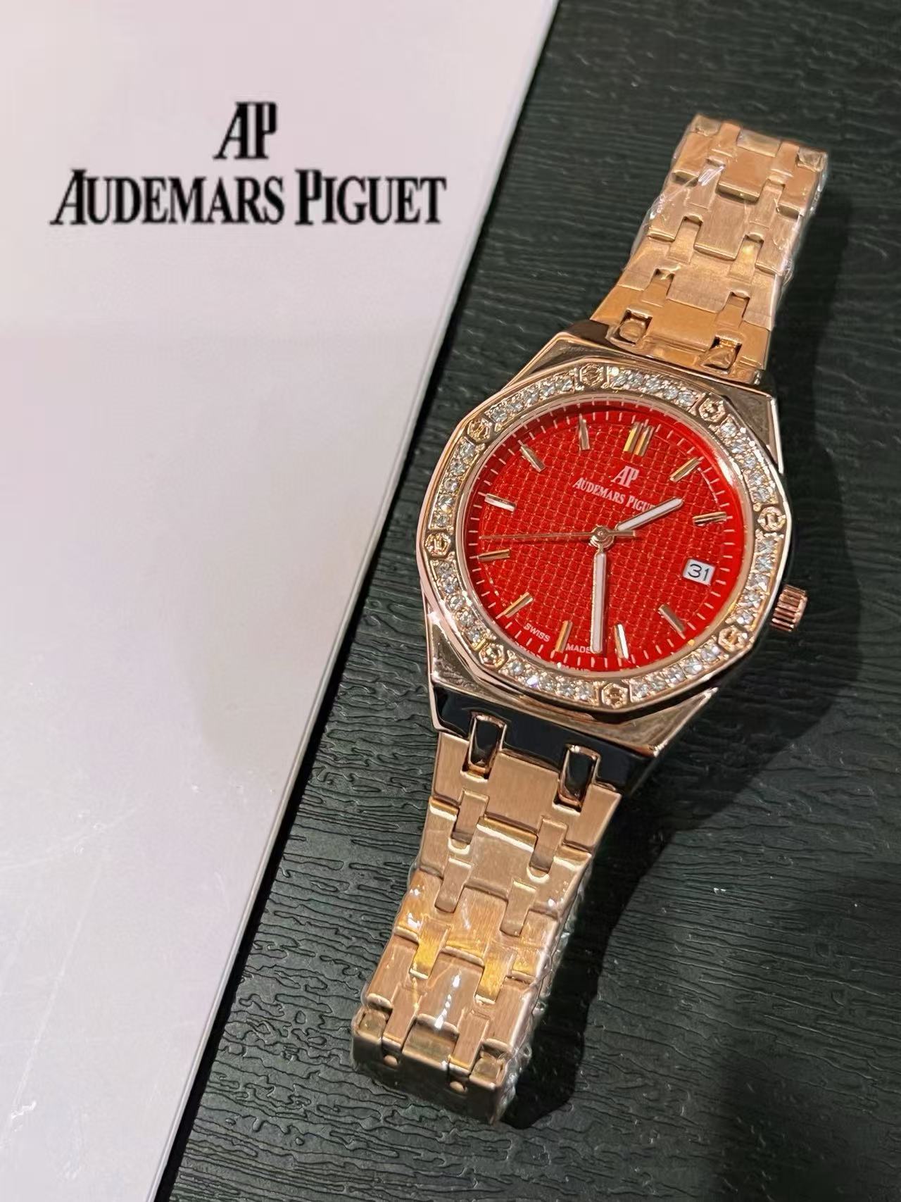 Audemarsp1gue八角形のダイヤモンドスチールブレスレットレディース腕時計【50％割引+送料無料】