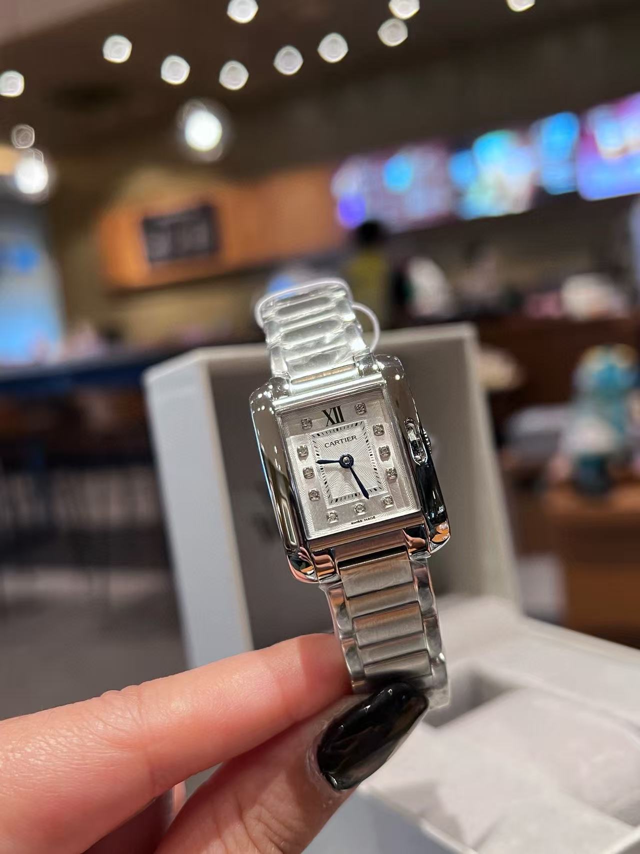 CART1ER タンク スチールストラップウォッチ【50％割引+送料無料】