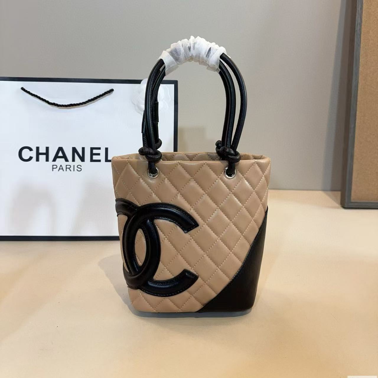CHANE1 ダブルC ハンドバッグ【50%割引+送料無料】