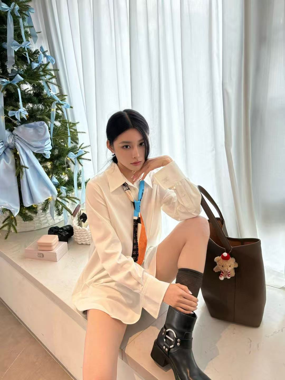 CEL1NE 高品質シルクスカーフ ブラウス ドレス【50%割引+送料無料】