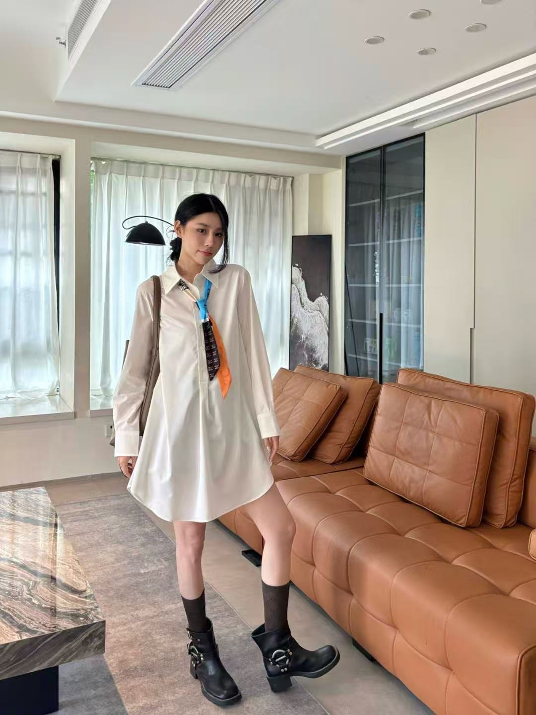 CEL1NE 高品質シルクスカーフ ブラウス ドレス【50%割引+送料無料】