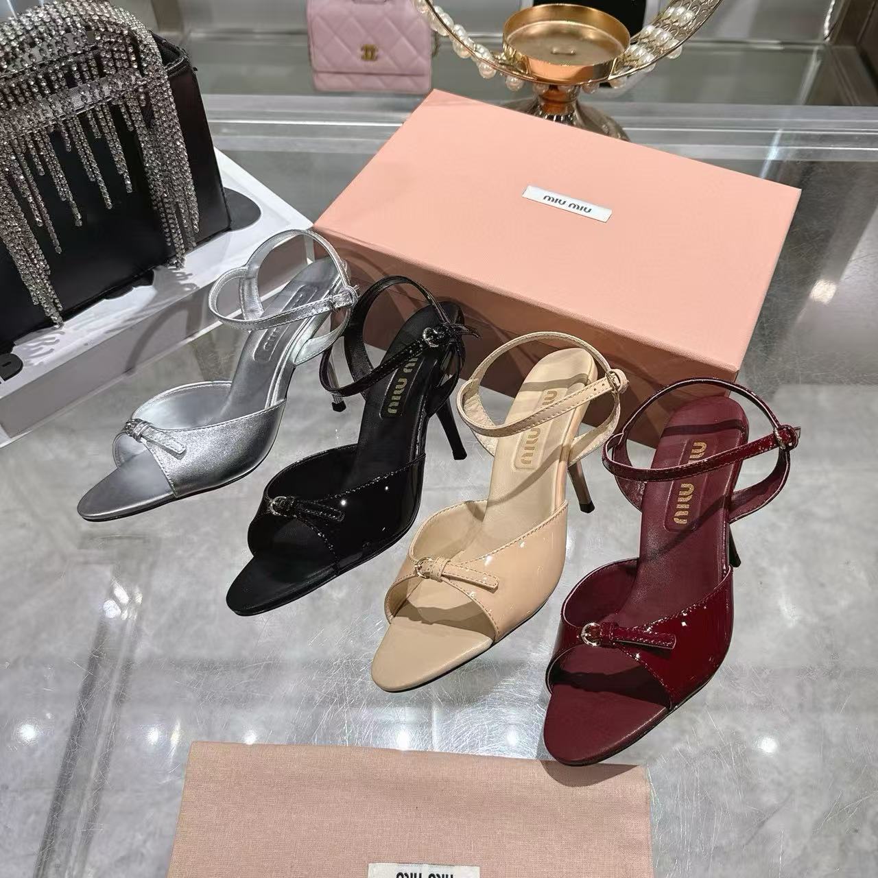 CHANE1 高品質シンプルピープトゥハイヒール【50％割引+送料無料】