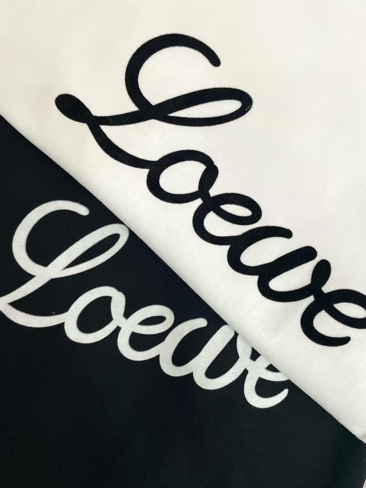 L0WEW レター フロック Tシャツ【50％割引+送料無料】