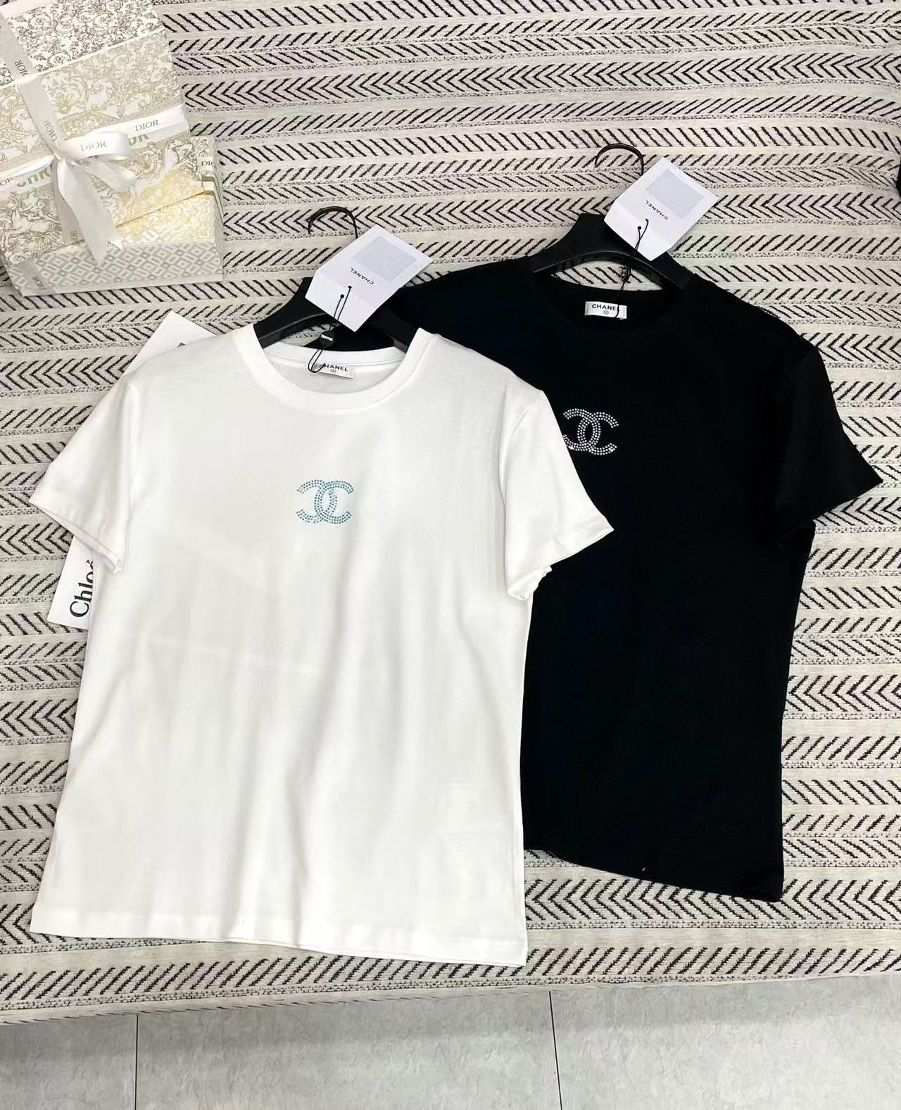 CHANE1 シンプルダブルC Tシャツ【50％割引+送料無料】