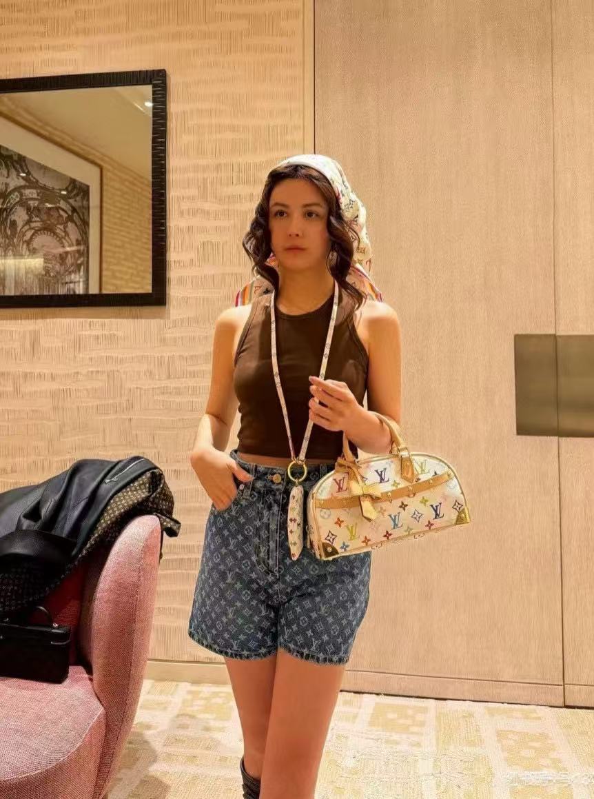 LVの高品質プリントデニムショートパンツ【50％割引+送料無料】