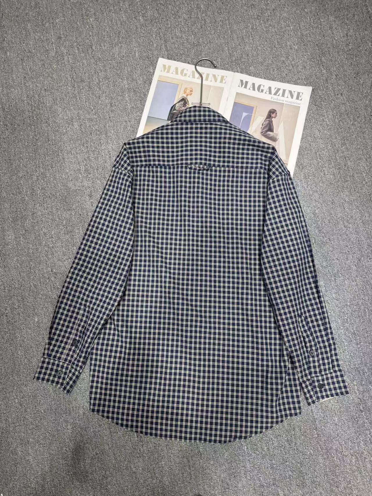 CHANE1 ダブルC チェックシャツ【50％割引+送料無料】