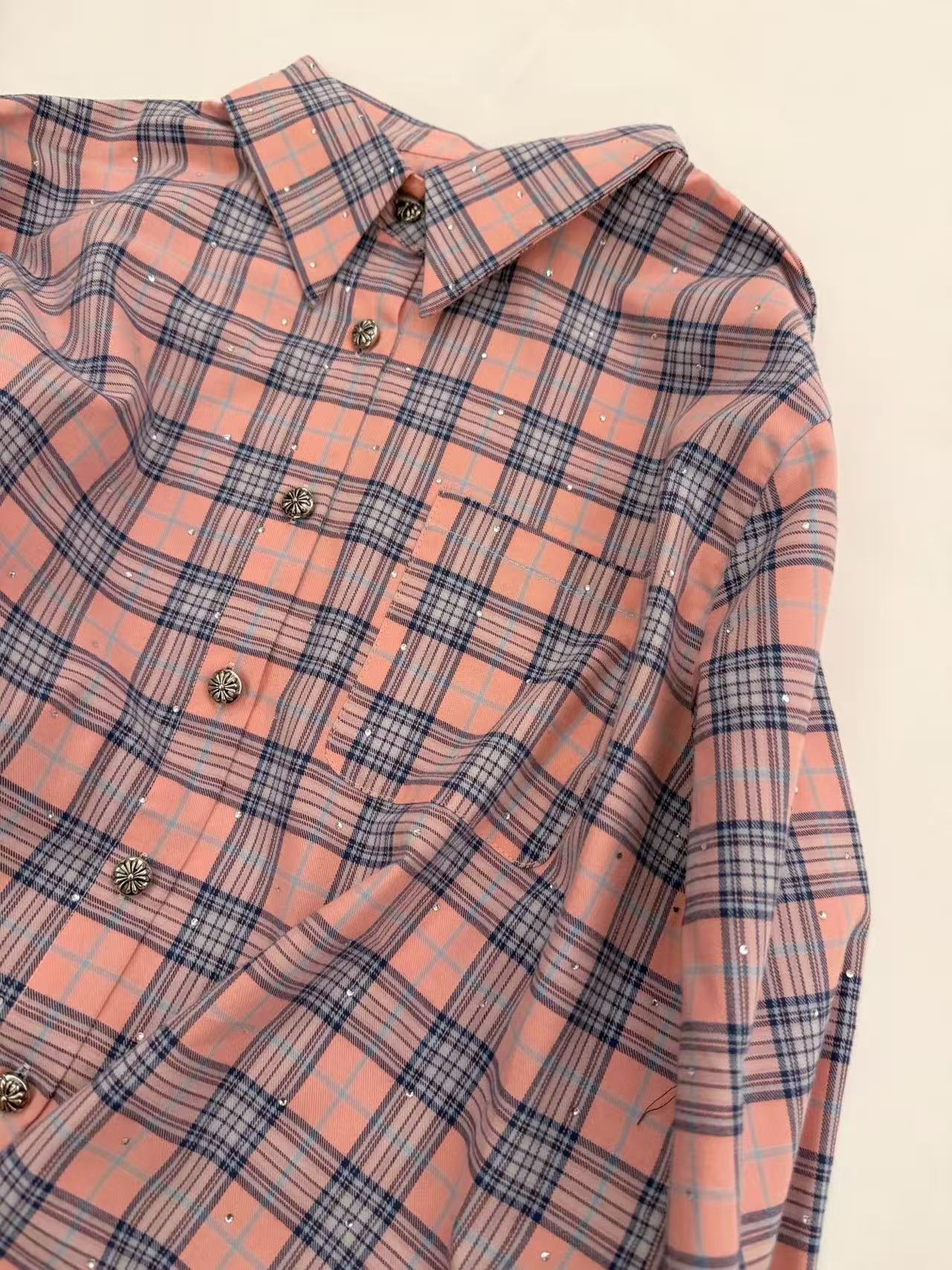 Chr0me Hearts チェックシャツ/ジーンズ【50％割引+送料無料】