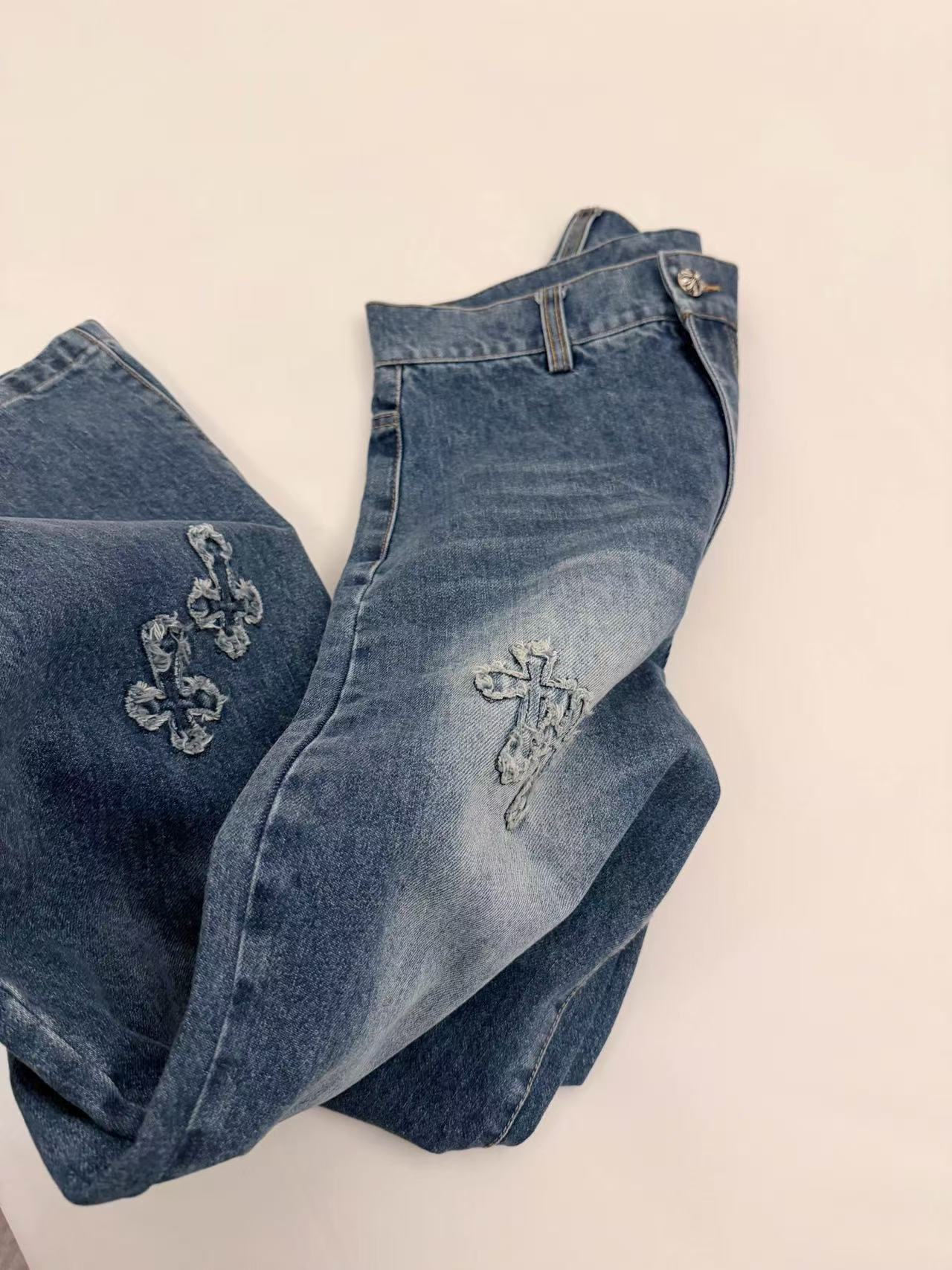 Chr0me Hearts チェックシャツ/ジーンズ【50％割引+送料無料】