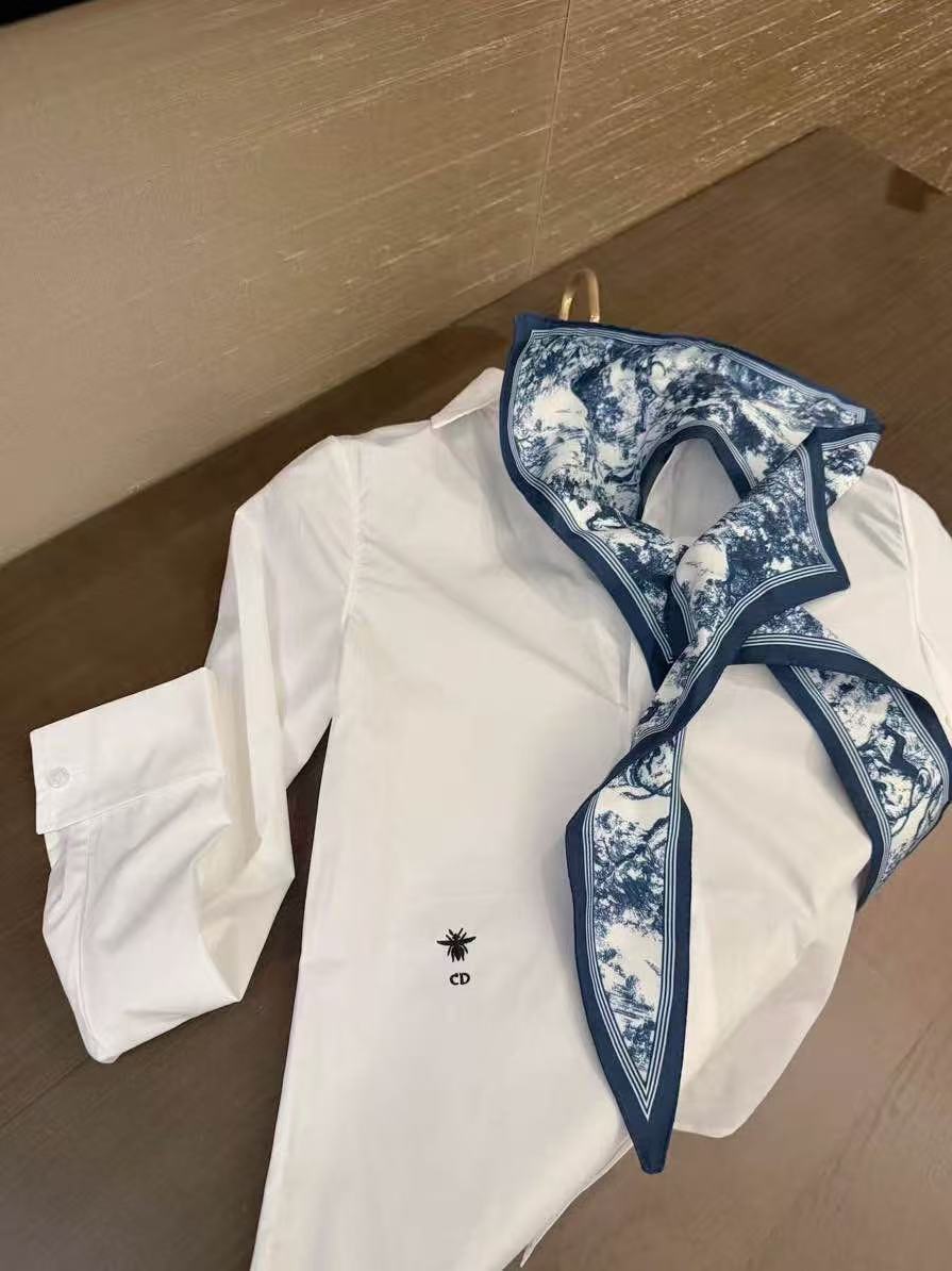 DI0Rスカーフシャツ【50%割引+送料無料】