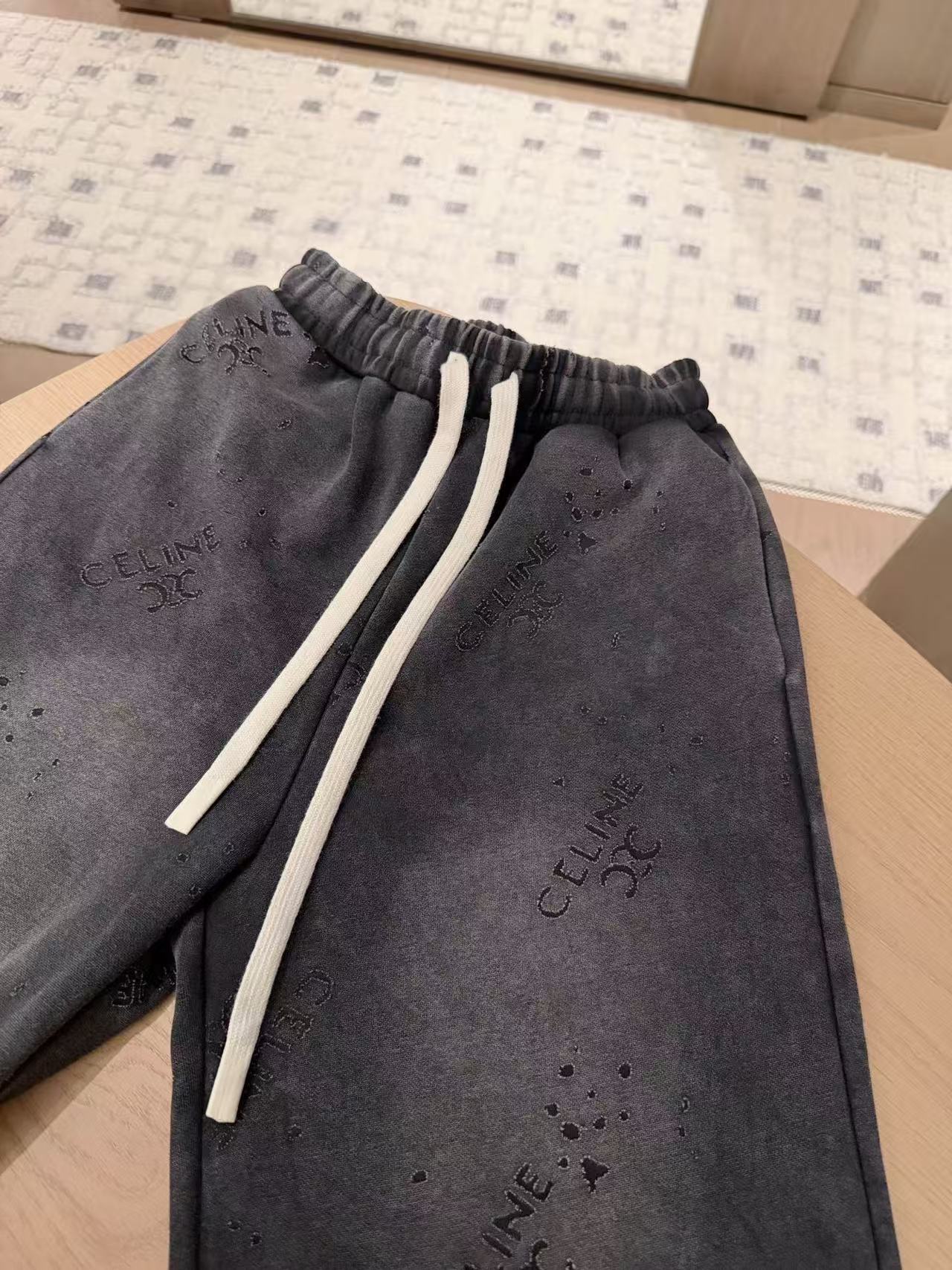 CEL1NE 凱旋門レターカジュアルパンツ【50％割引+送料無料】