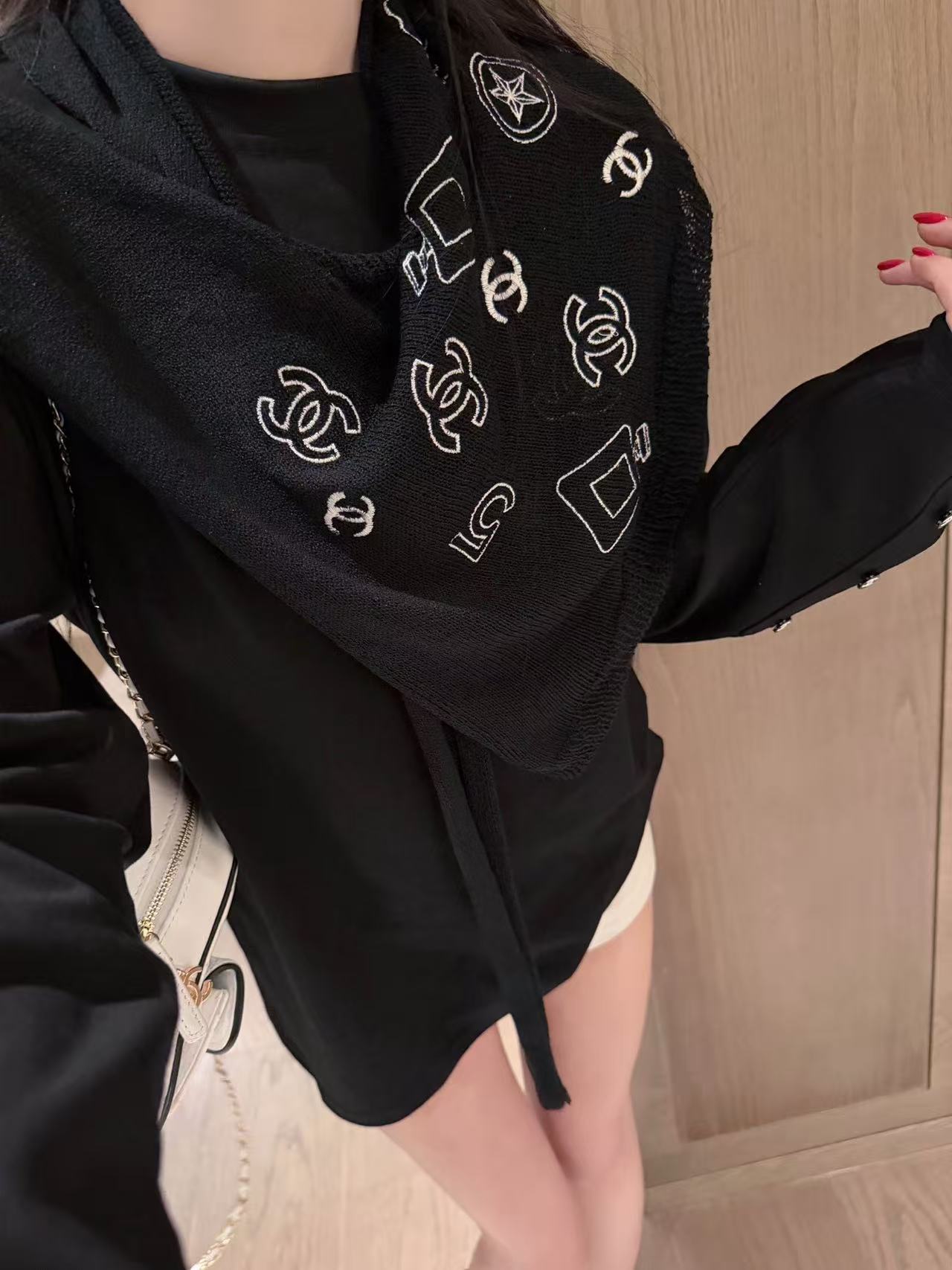 CHANE1 ショール + 長袖Tシャツ【50％割引+送料無料】