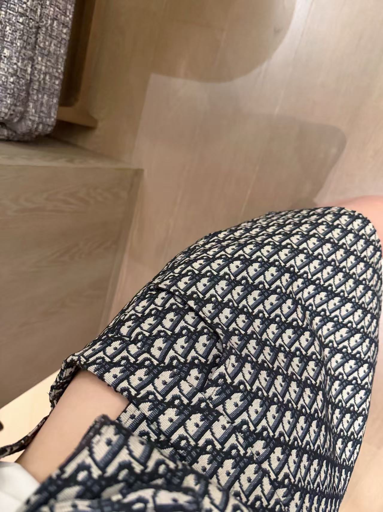 DIOR シンプルレター Tシャツ + ドレス ツーピースセット【50%割引+送料無料】