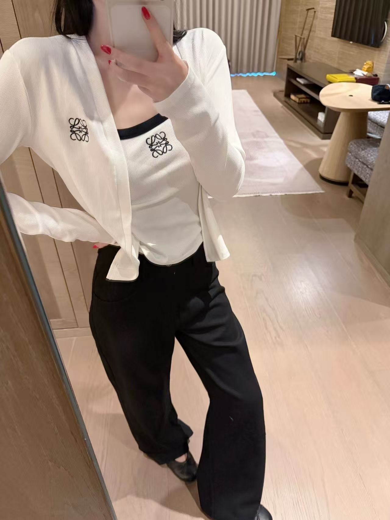 L0WEW キャミソール + カーディガン ツーピースセット【50％割引+送料無料】