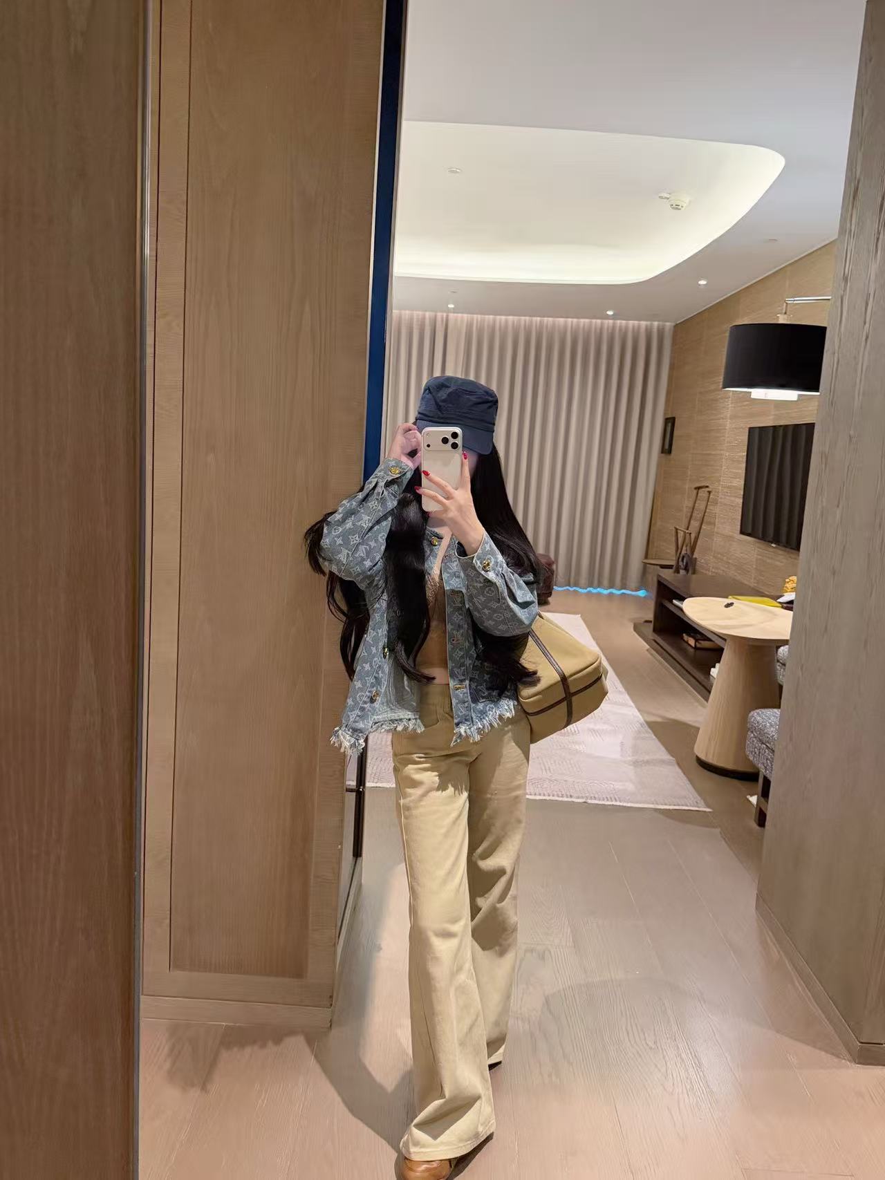 LVメタルボタンデニムジャケット【50％割引+送料無料】