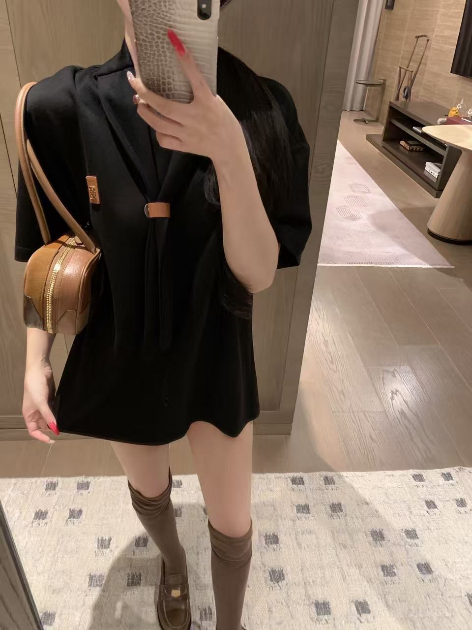 L0WEWレースアップTシャツ【50％割引+送料無料】【50％割引+送料無料】