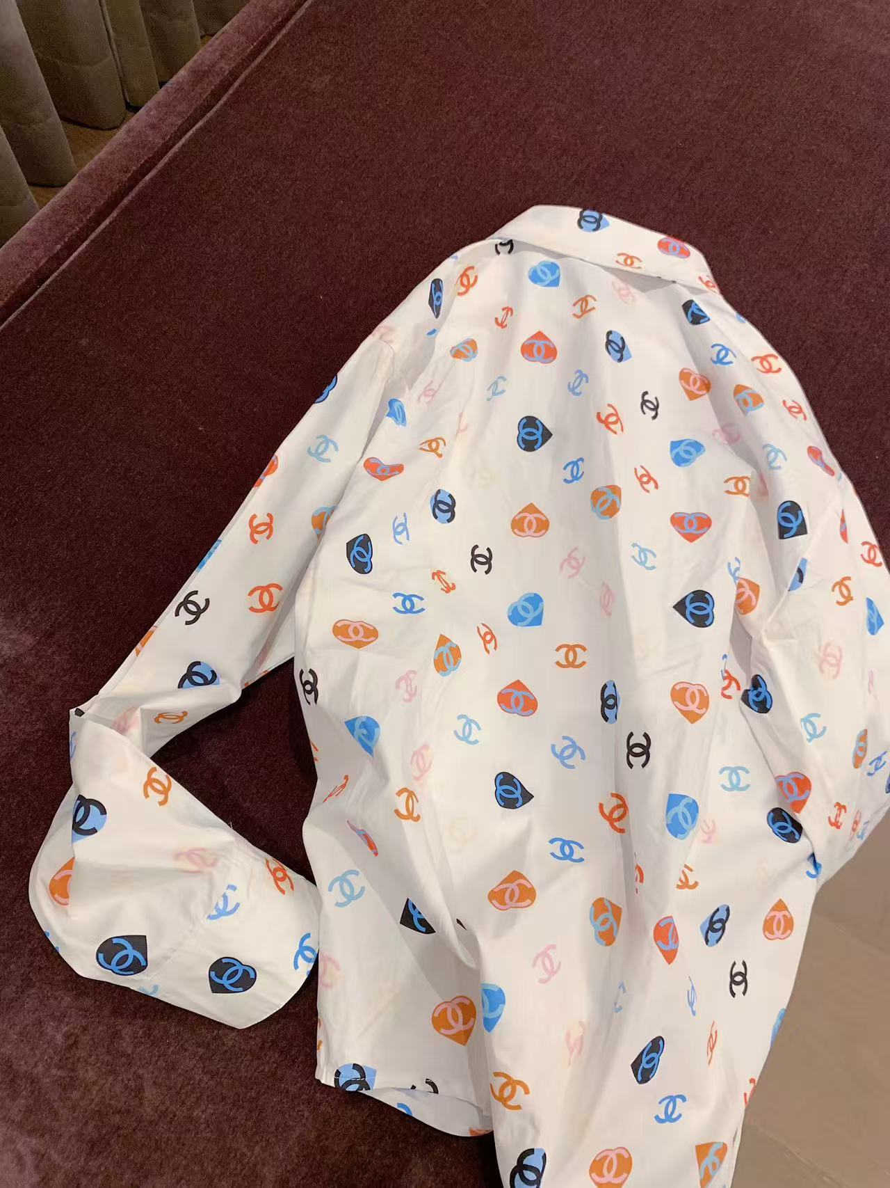 CHANE1 ダブルCハートシャツ【50％割引+送料無料】