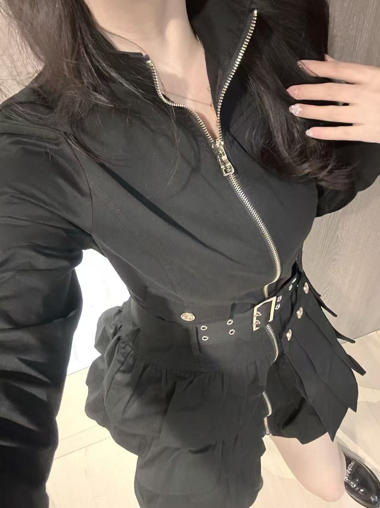 BALMA1N ジッパープリーツドレス【50％割引+送料無料】