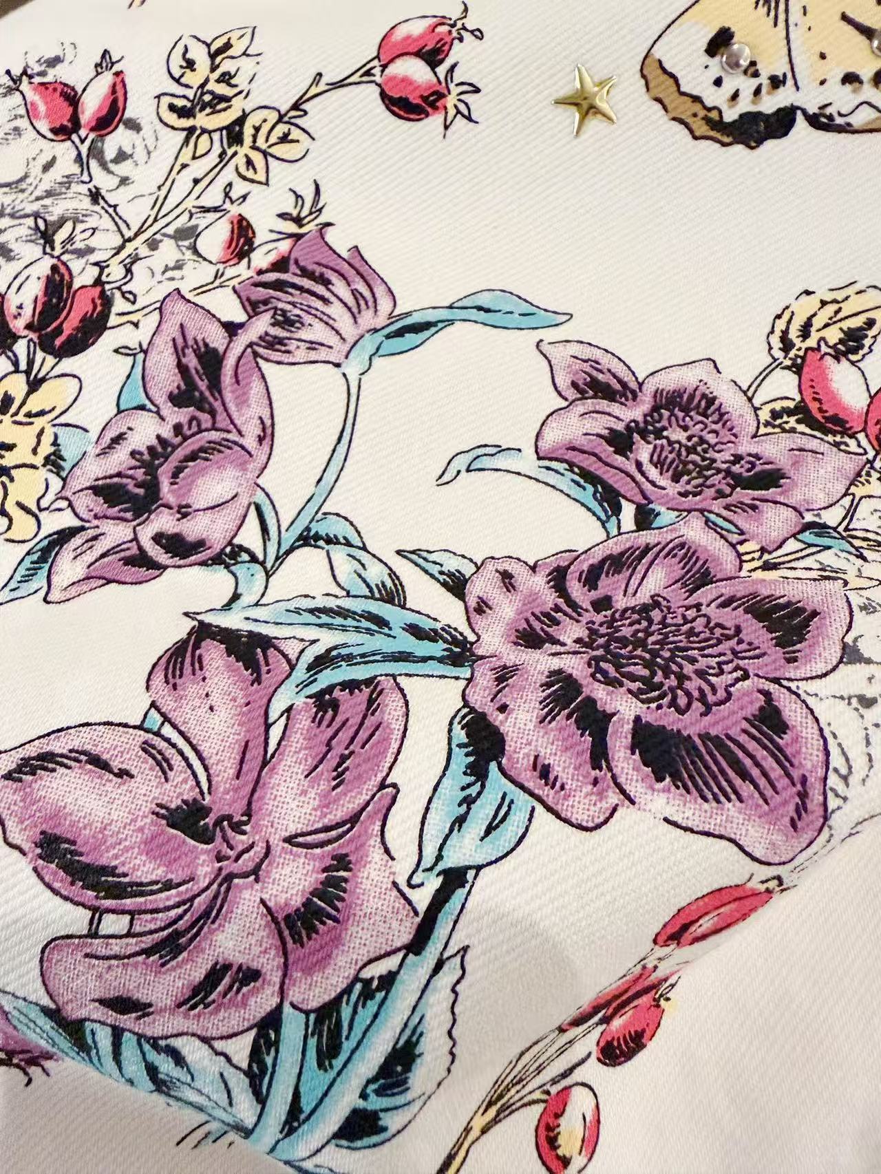 DIOR バタフライプリント Tシャツ【50％割引+送料無料】