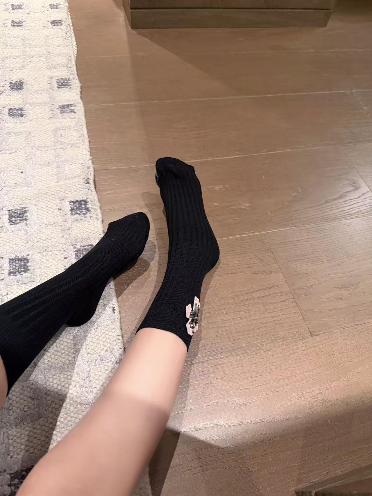 Chr0me Hearts 刺繍シャツとソックスのツーピースセット【50％割引+送料無料】