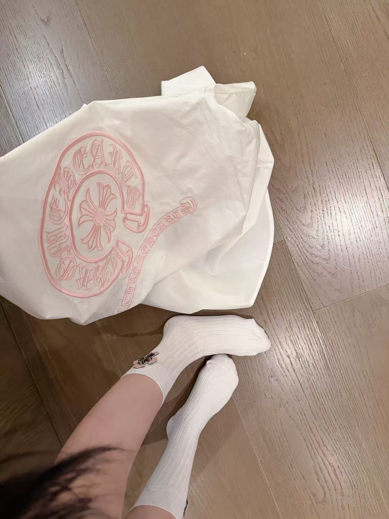 Chr0me Hearts 刺繍シャツとソックスのツーピースセット【50％割引+送料無料】