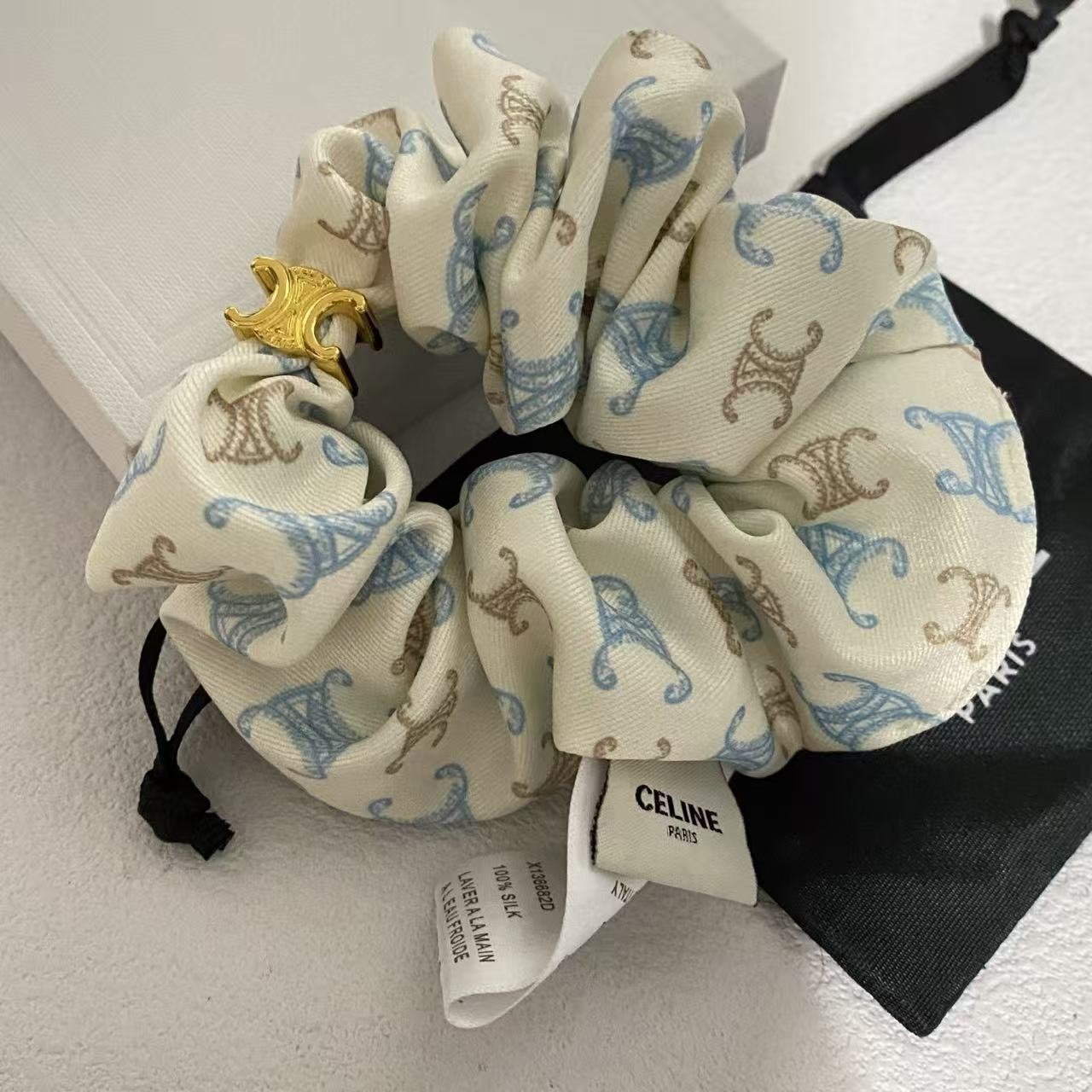 CEL1NE 凱旋門 プリント ヘアゴム【50%割引+送料無料】