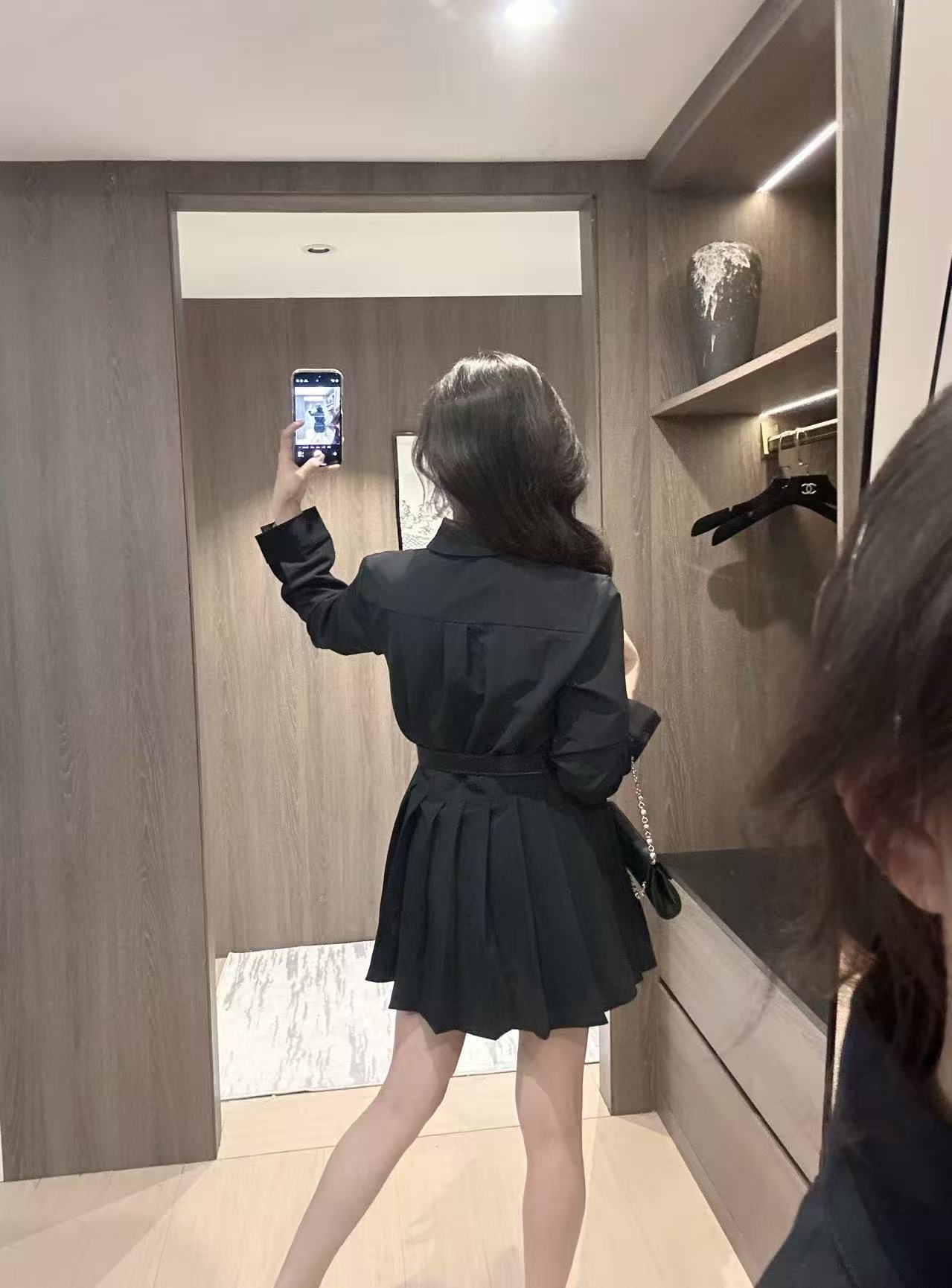 PR4DA ポケット付きロングスリーブプリーツドレス【50%割引+送料無料】