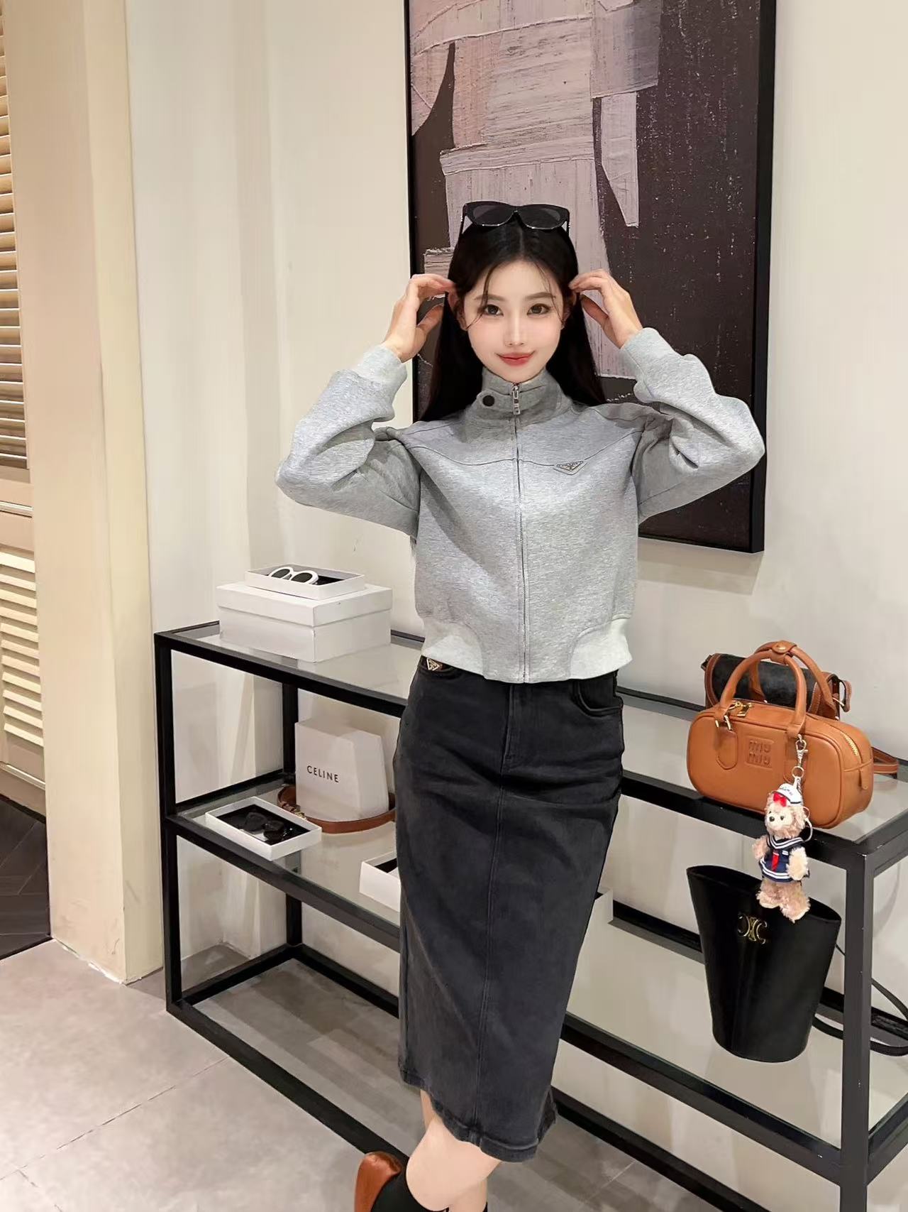 PR4DA トライアングルロゴ ジッパージャケット【50％割引+送料無料】