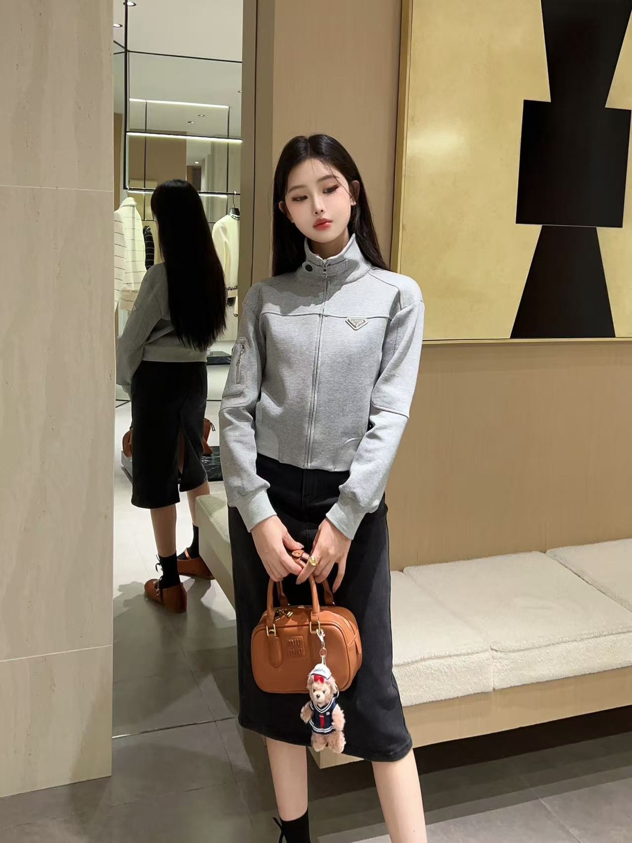 PR4DA トライアングルロゴ ジッパージャケット【50％割引+送料無料】