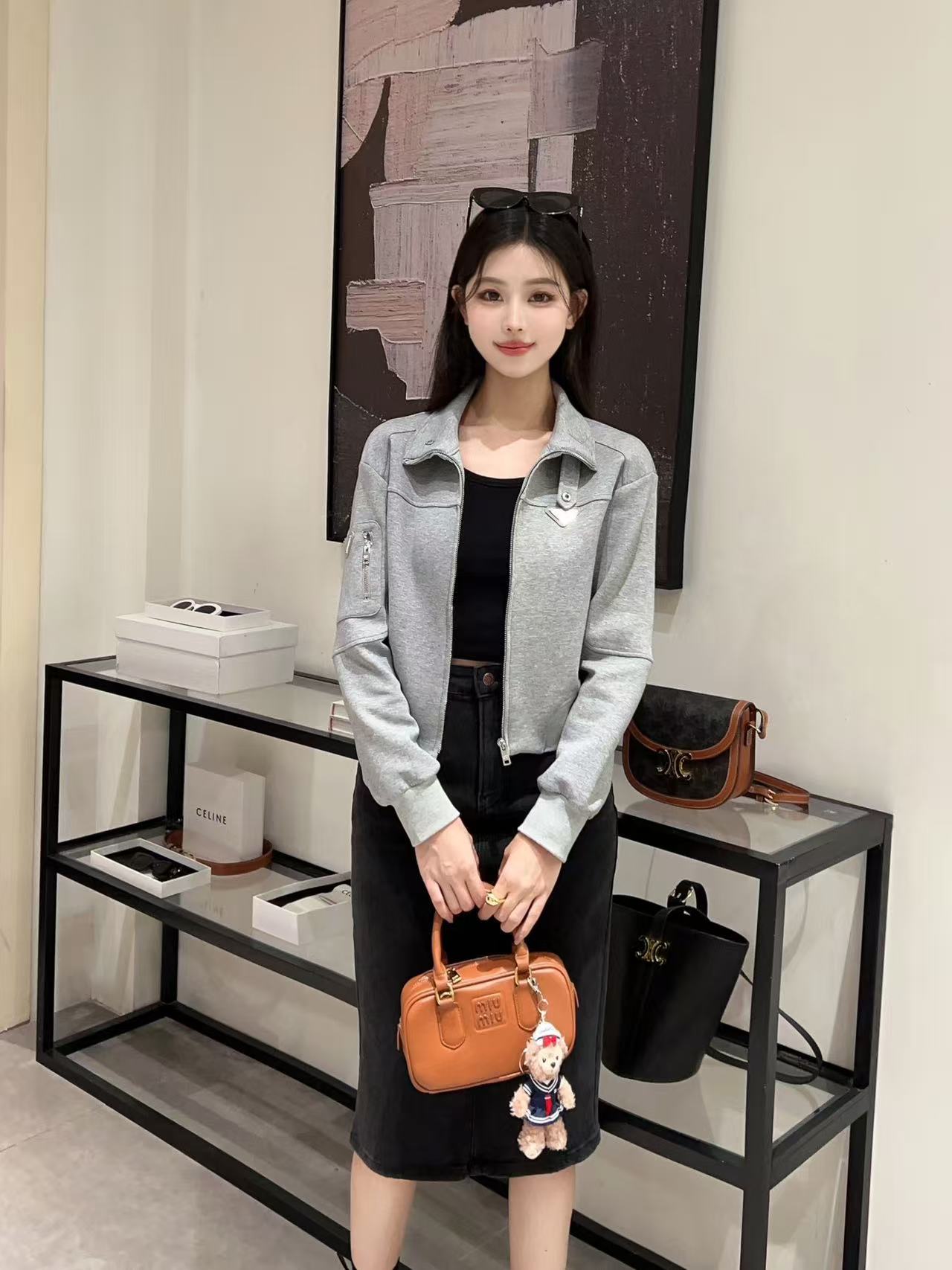 PR4DA トライアングルロゴ ジッパージャケット【50％割引+送料無料】