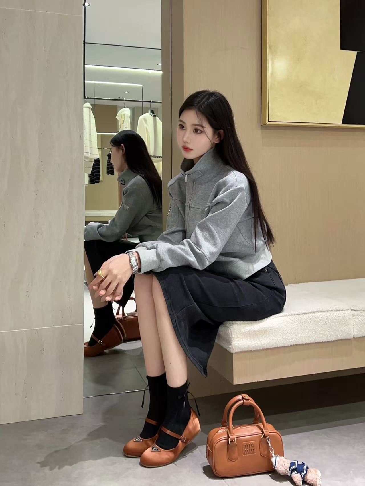 PR4DA トライアングルロゴ ジッパージャケット【50％割引+送料無料】