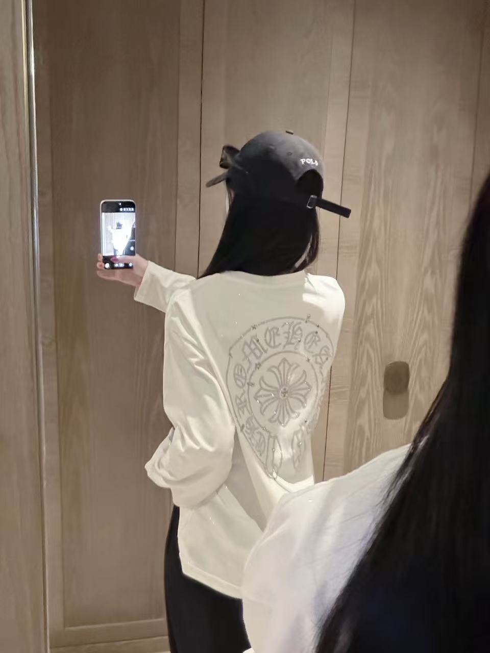 Chr0me HeartsラインストーンピンTシャツ【50％割引+送料無料】